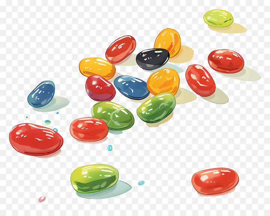 Jelly Beans，Frijolitos Confitados PNG