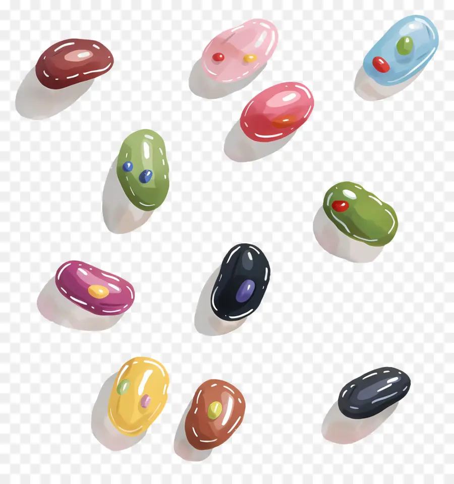 Jelly Beans，Dulces PNG