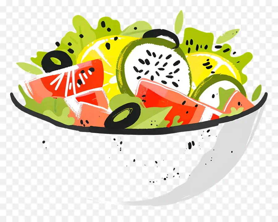 Ensalada De Atún，Ensalada De Dibujos Animados PNG