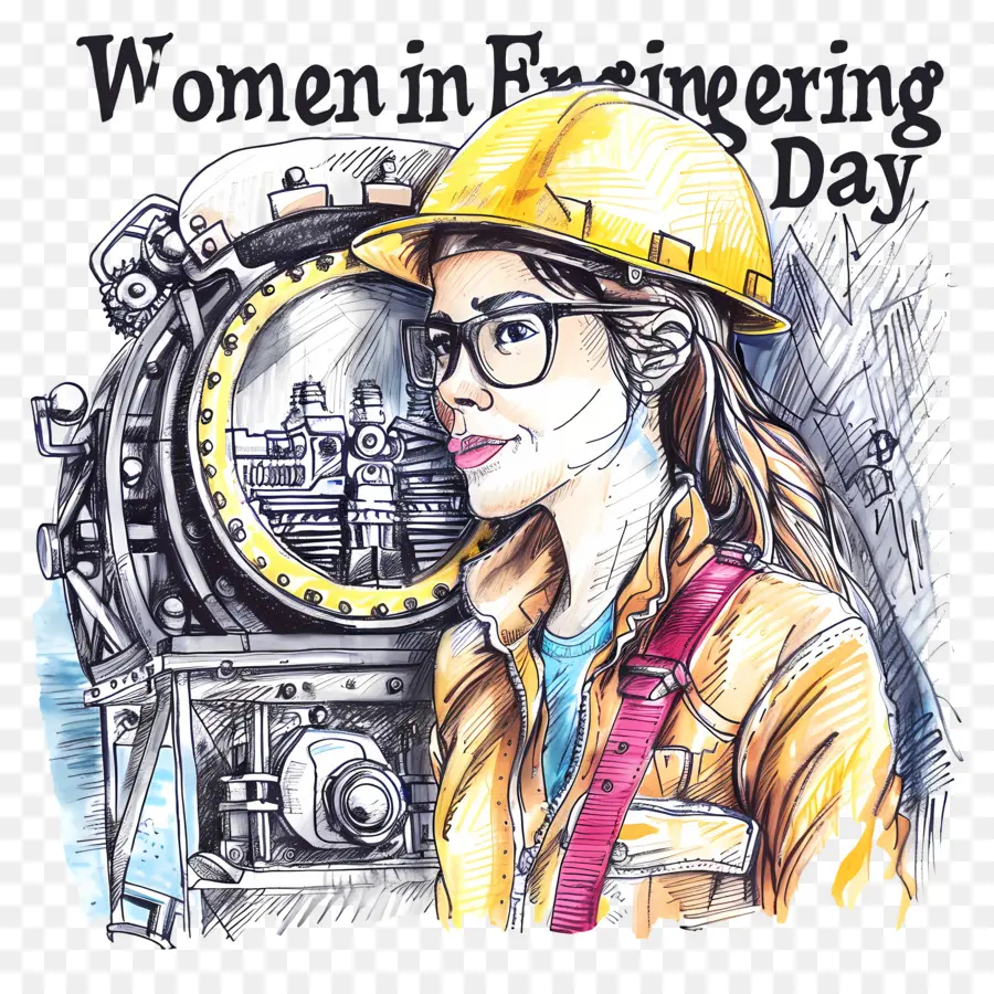Mujeres Internacionales En El Día De La Ingeniería，Ingeniera PNG
