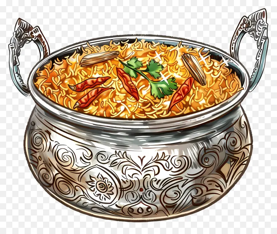 Biryani，Comida De La India PNG