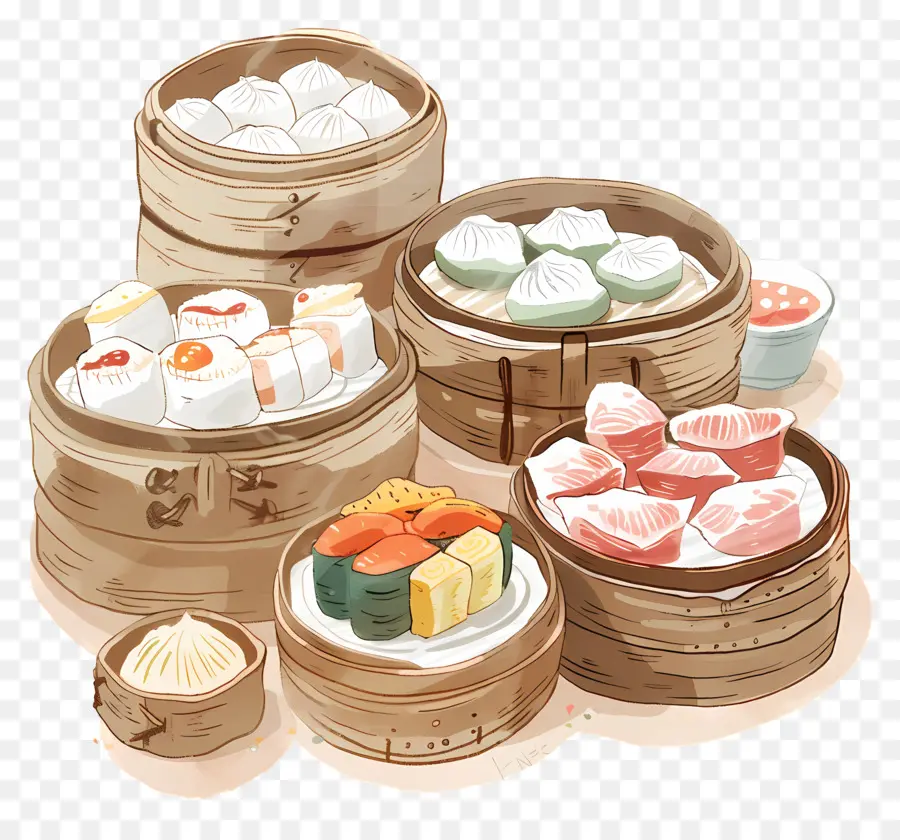 Dim Sum，Al Vapor PNG