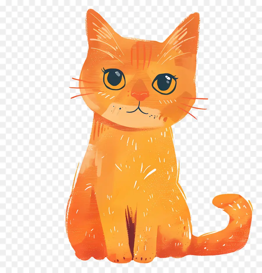 Gato，Gato De Color Naranja PNG