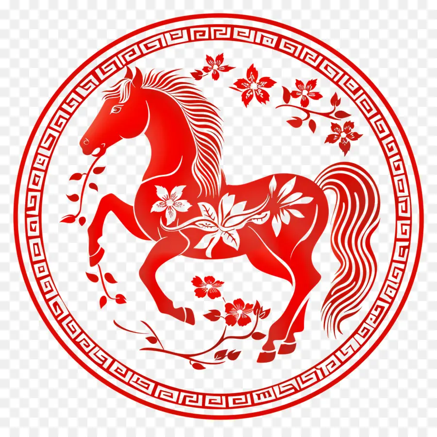 Zodíacos Chinos，Caballo Rojo PNG