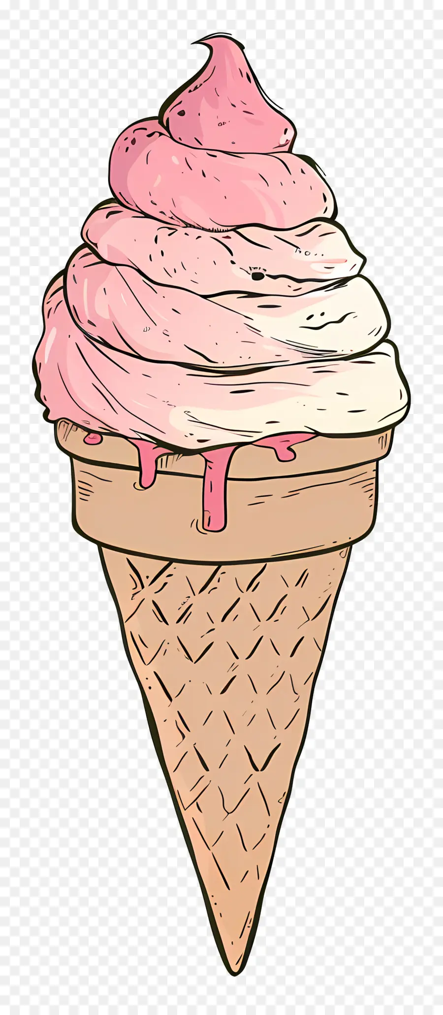 Helado，Cono PNG