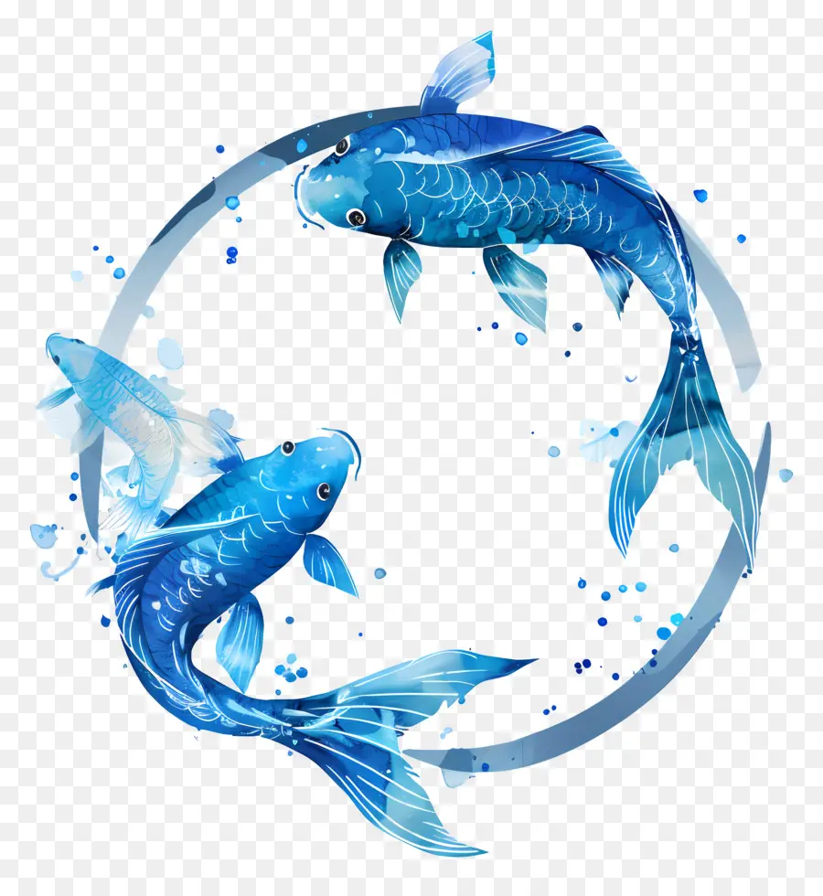 Acuario，Pescado Azul PNG