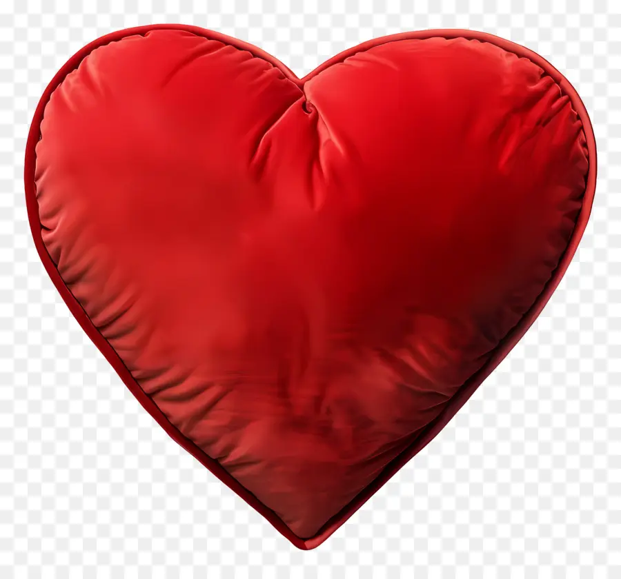 Corazón，Almohada De Corazón Rojo PNG