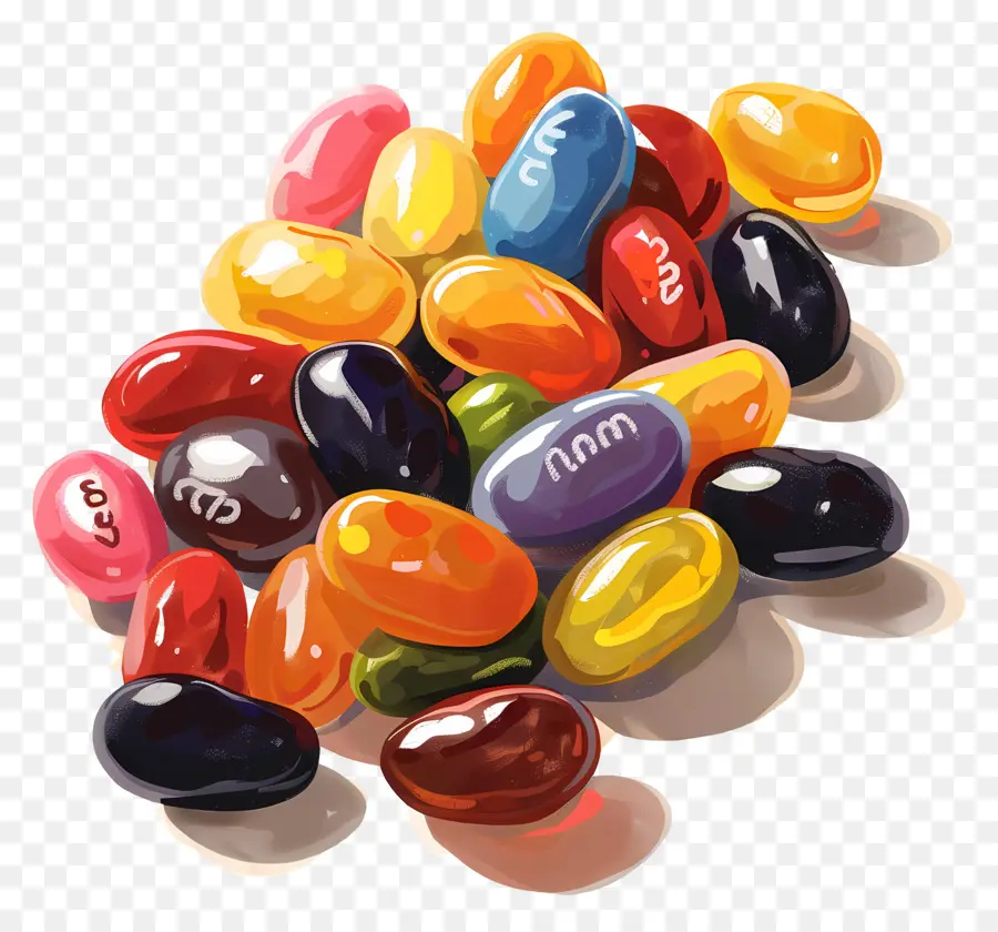 Jelly Beans，Dulces PNG