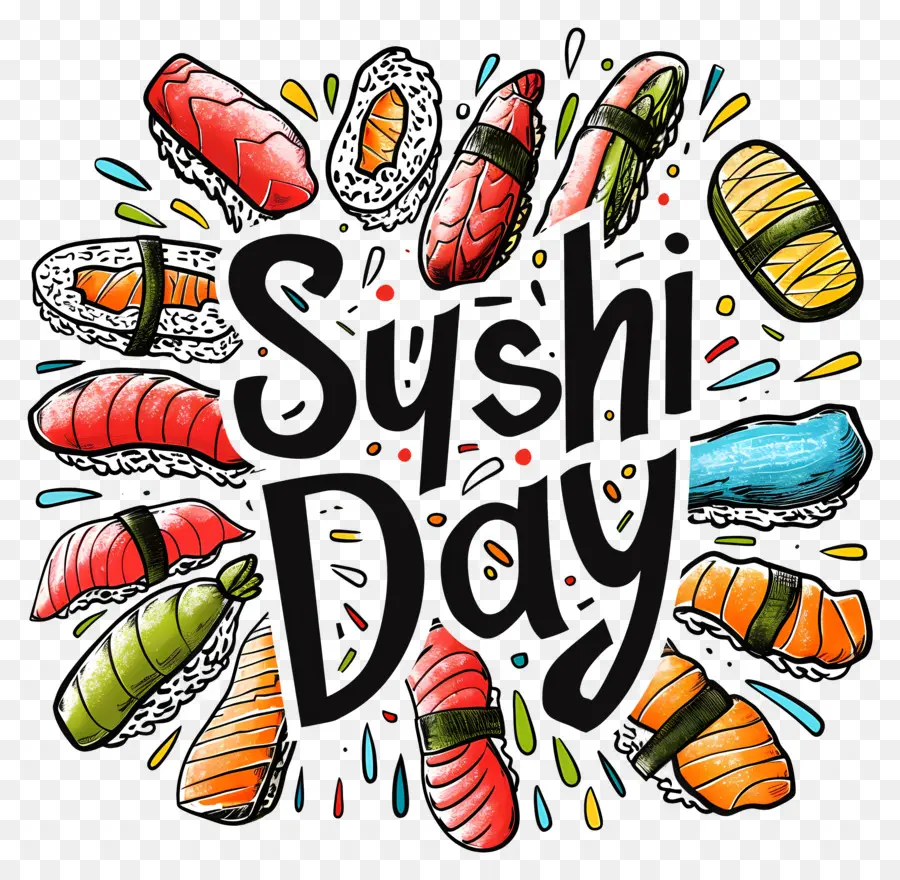 Día Internacional De Sushi，Sushi PNG