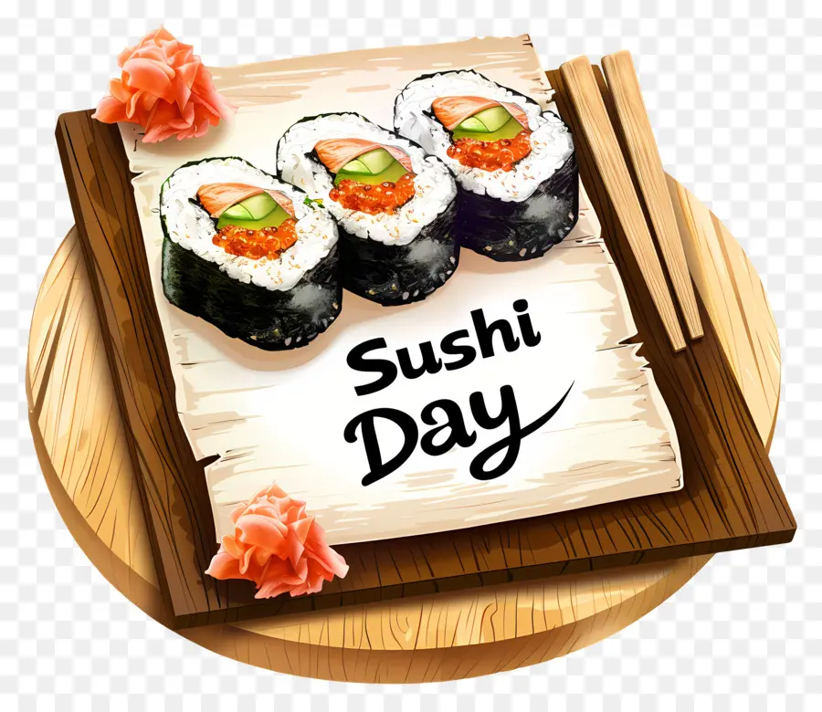 Día Internacional De Sushi，Sushi PNG