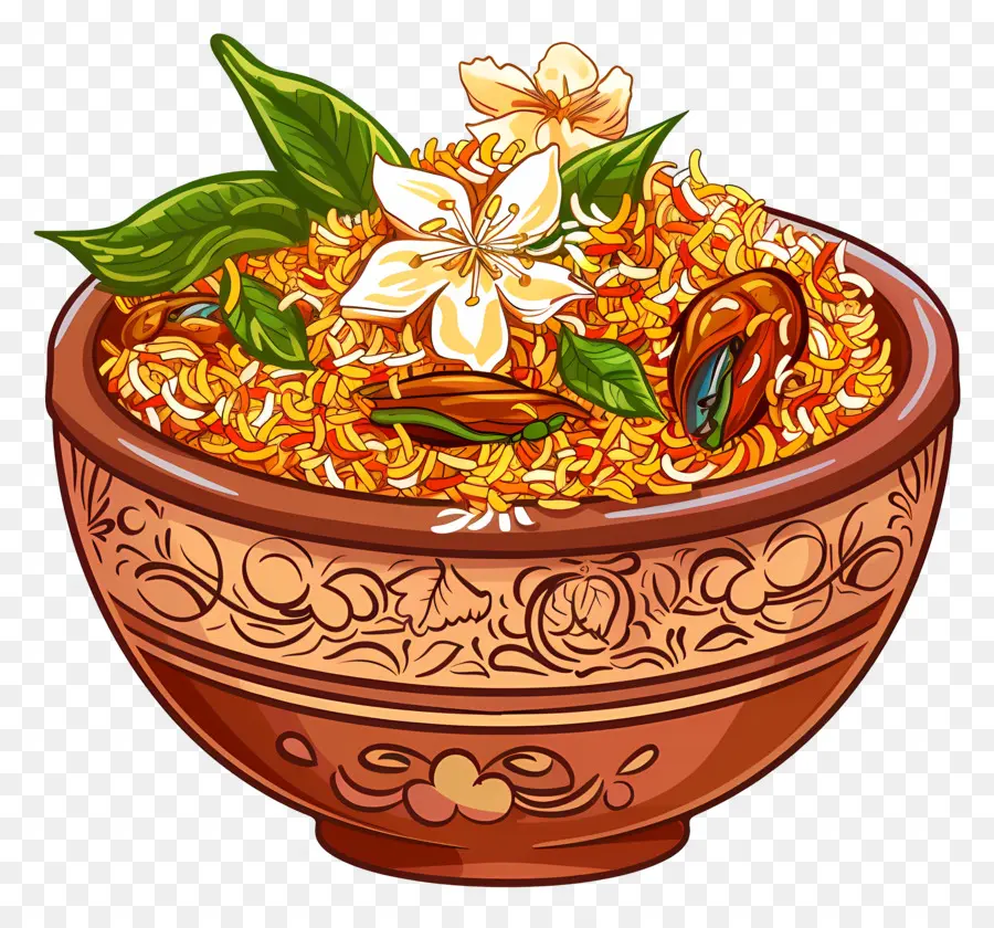 Biryani，Comida De La India PNG