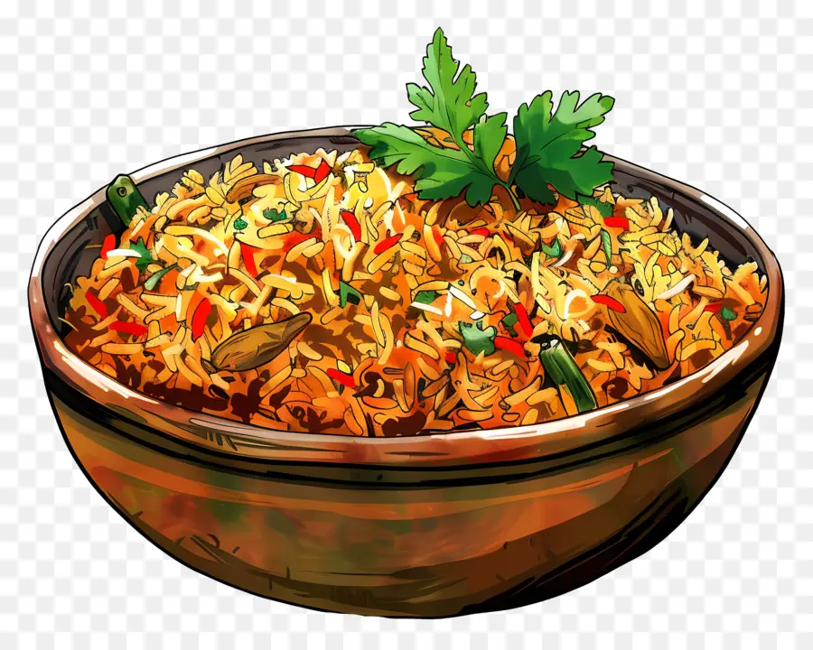 Biryani，Comida De La India PNG