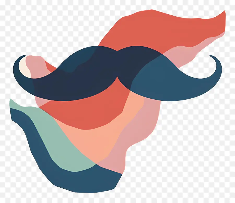 Bigote，Bigote Colorido PNG