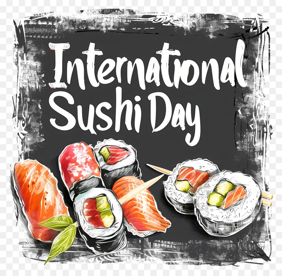 Día Internacional De Sushi，Sushi PNG