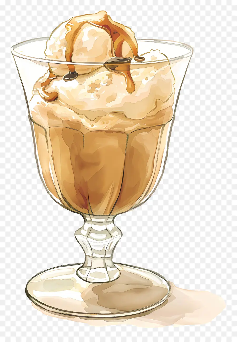 Café Ahogado，El Helado De Chocolate PNG