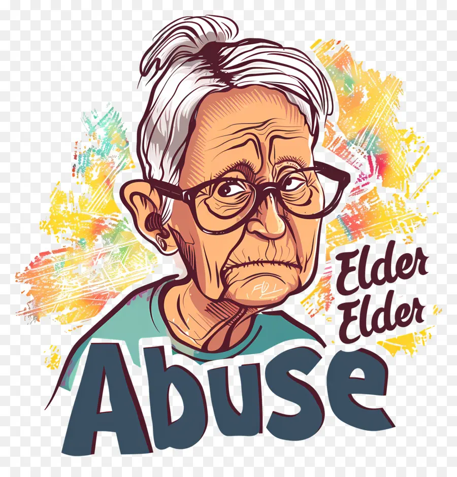 Mundo De Abuso De Ancianos Día De La Conciencia，Mujer De Edad Avanzada PNG