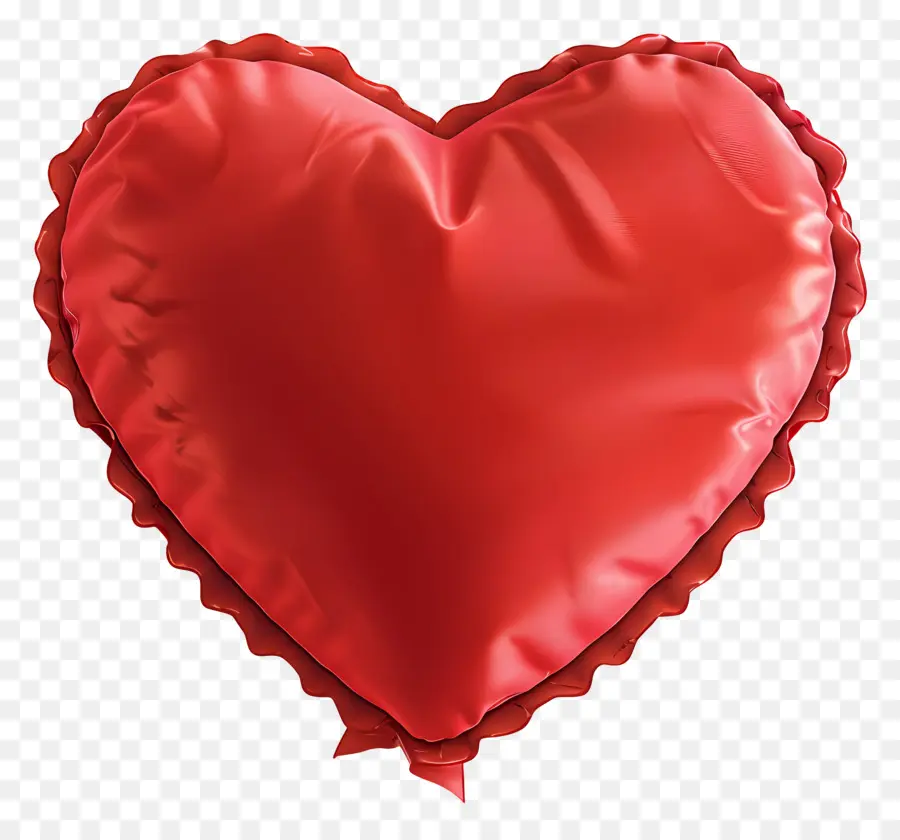 Corazón，Almohada De Corazón Rojo PNG