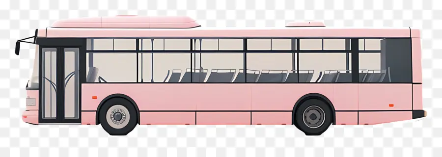 Autobús，Rosa Autobús PNG
