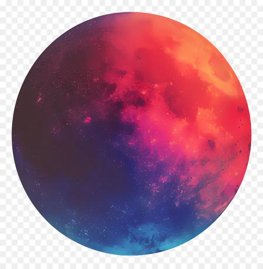 Planeta，Luna Llena PNG