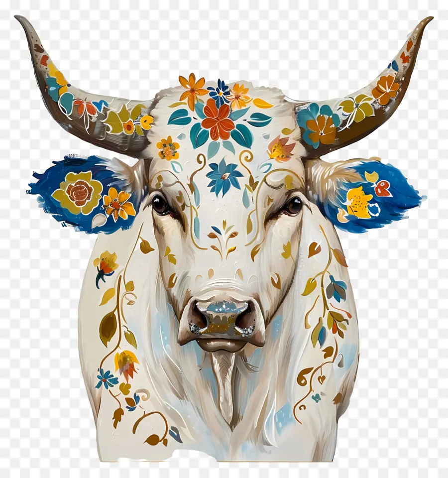 Tauro，Vaca Decorativa PNG