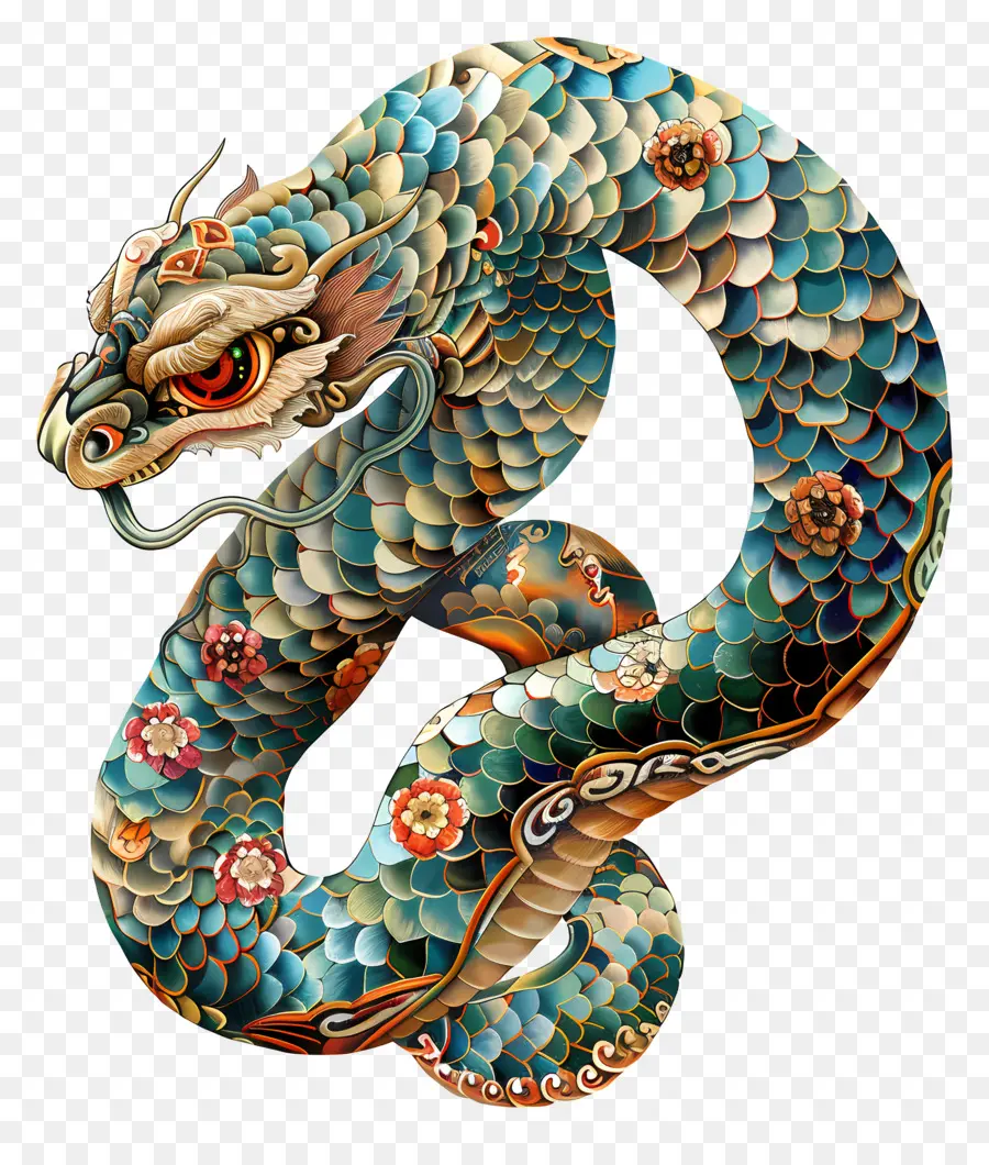 Zodiacos Chinos，La Serpiente PNG