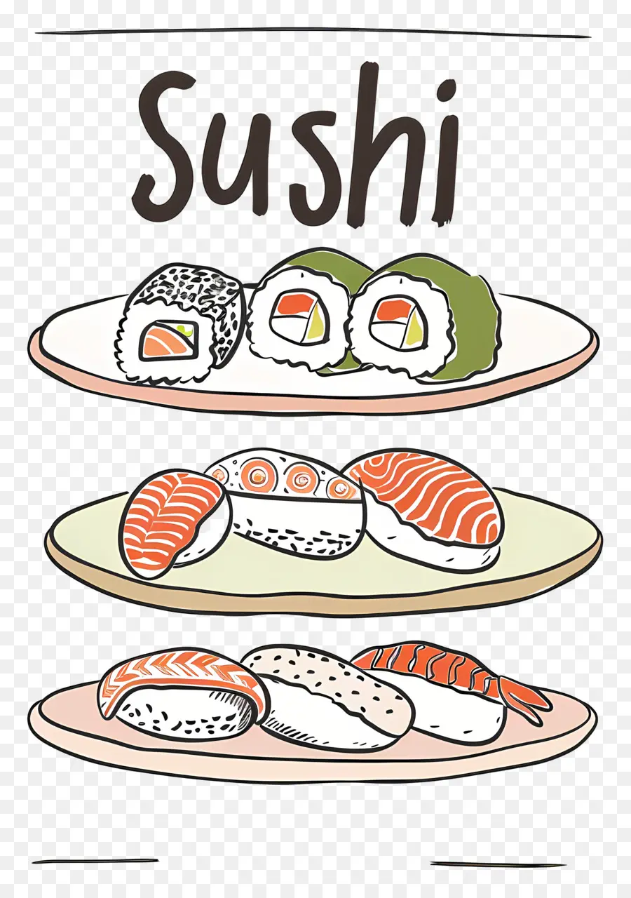 Día Internacional De Sushi，Sushi PNG