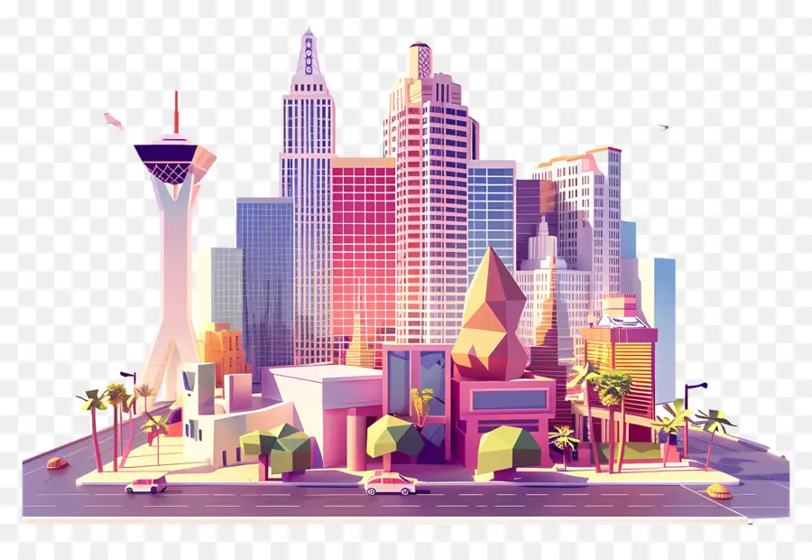 Las Vegas，Paisaje Urbano PNG