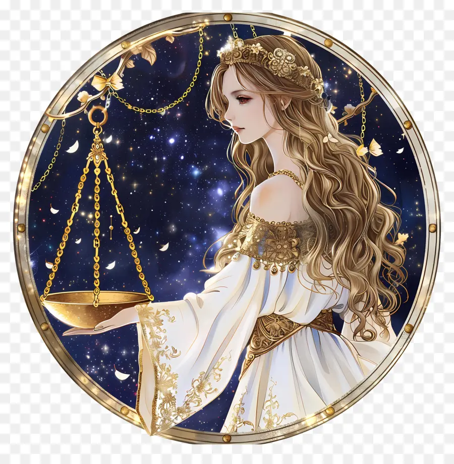 Libra，Constelación PNG