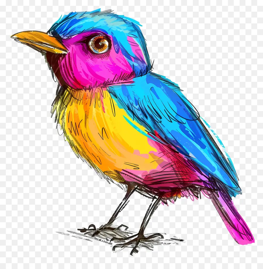 Pájaro，Pájaro Colorido PNG