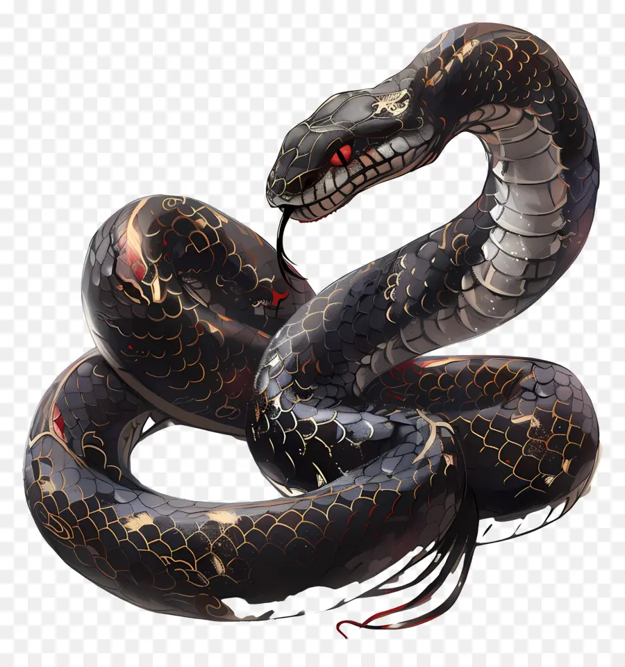 Zodiacos Chinos，La Serpiente PNG