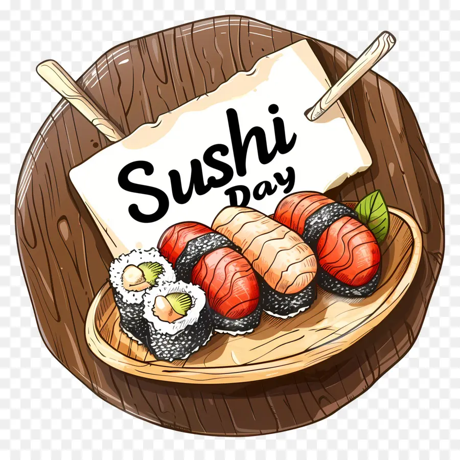 Día Internacional De Sushi，Sushi PNG