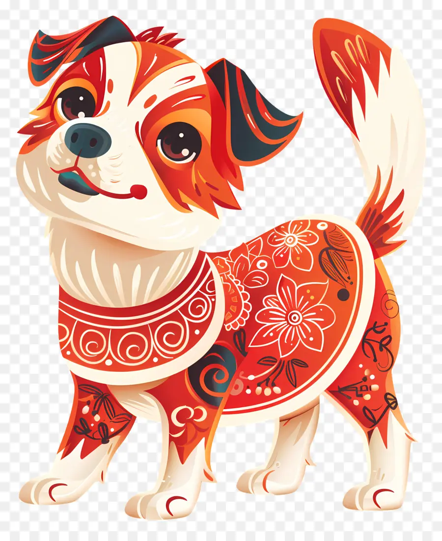 Zodiacos Chinos，Lindo Perro PNG