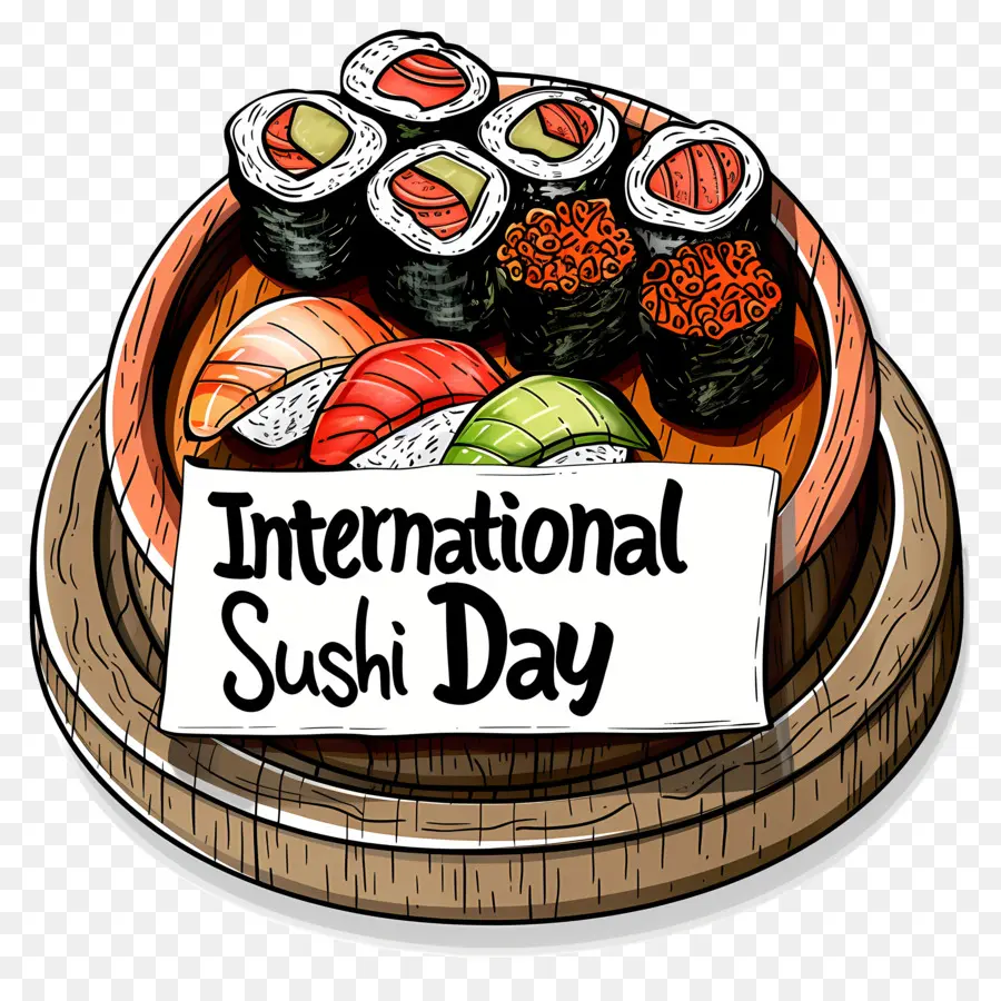 Día Internacional De Sushi，Sushi PNG