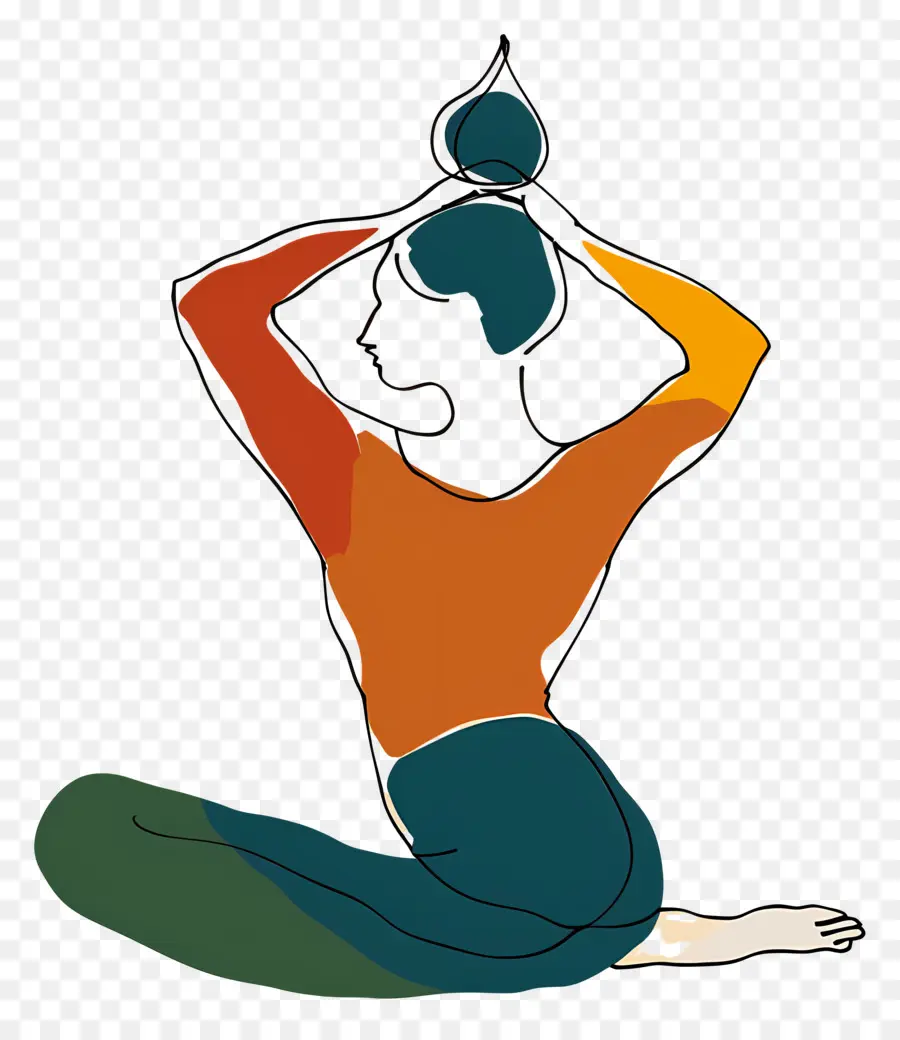 Perdida De Peso，Persona En Pose De Yoga PNG