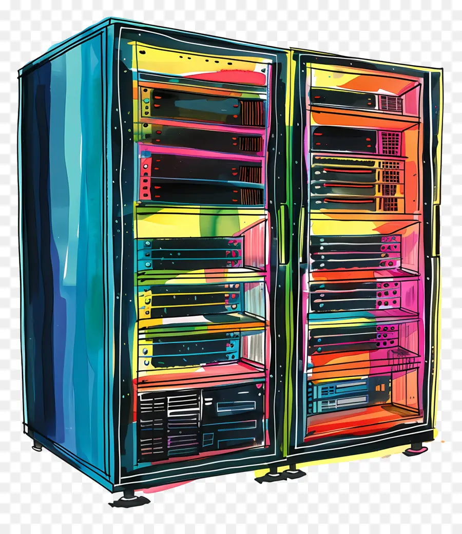 Servidor De Datos，Servidor En Rack PNG