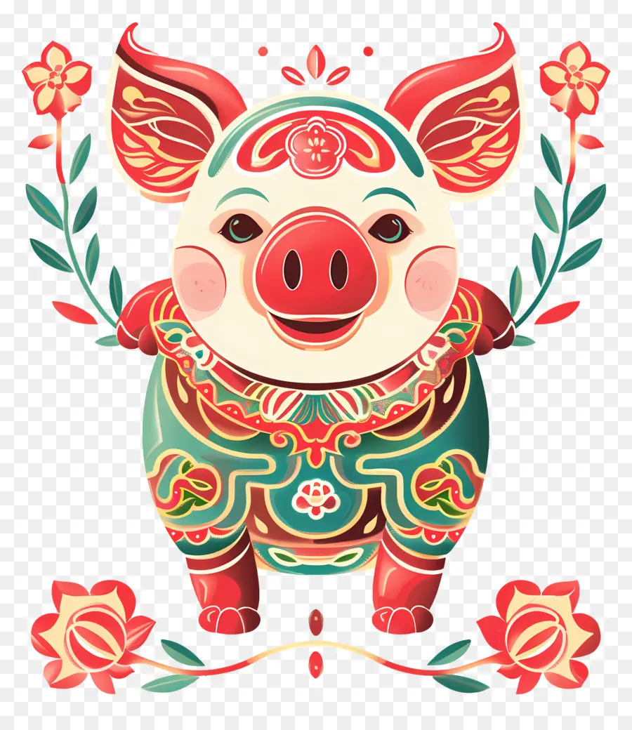 Zodiacos Chinos，El Año Del Cerdo PNG