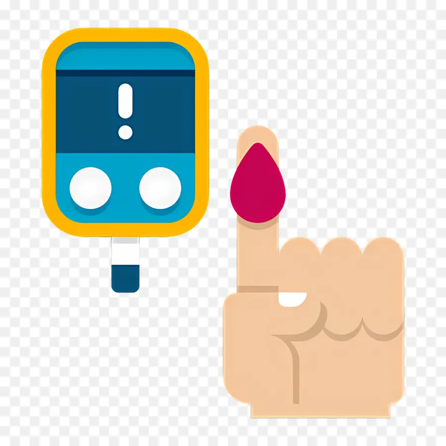 Prueba De Diabetes，Glucómetro PNG