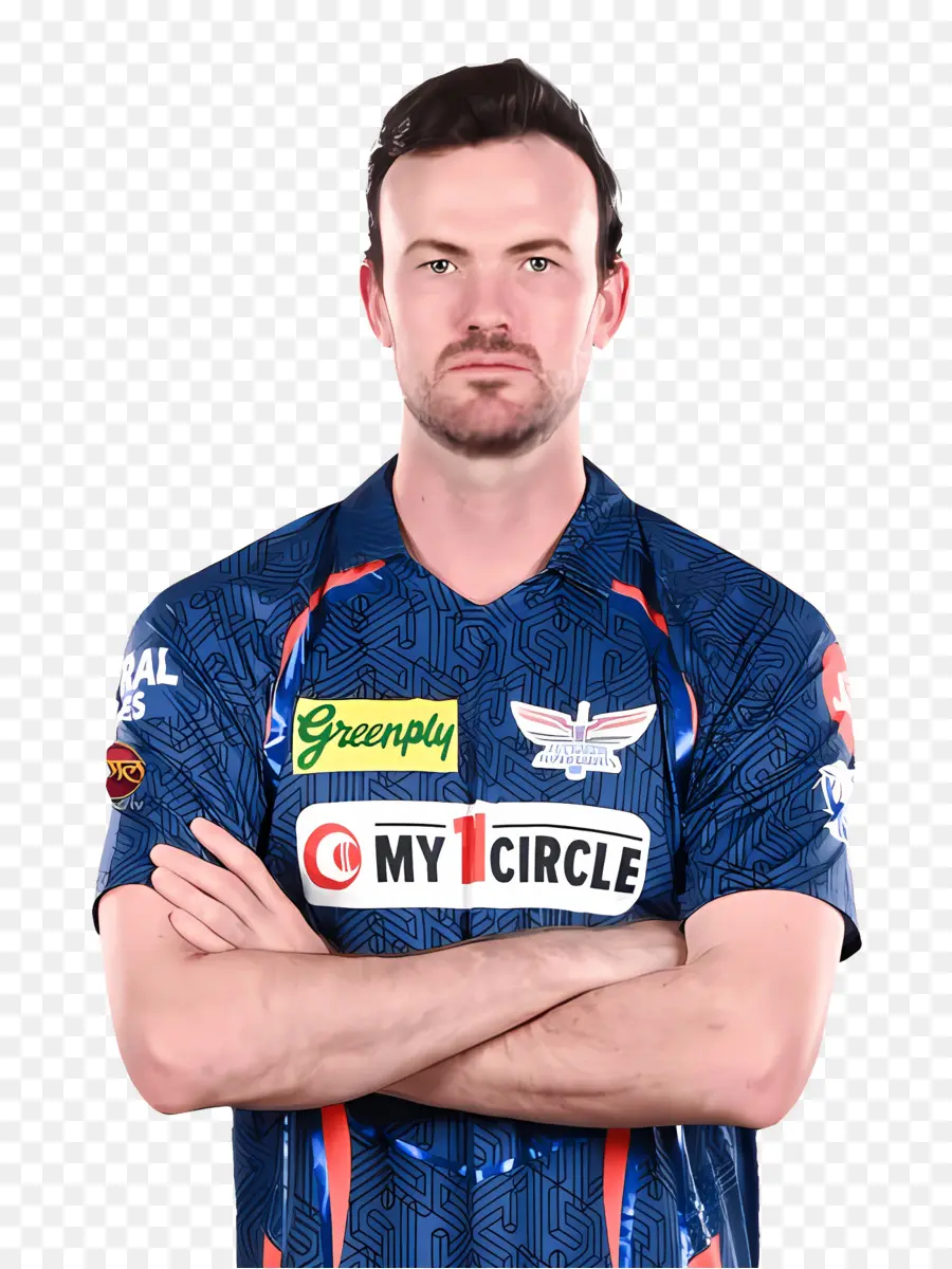 Lucknow Super Giants，Fondo Azul PNG