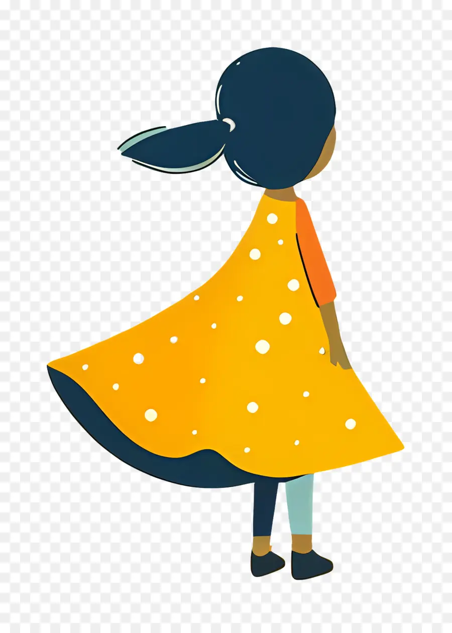 Niño，Vestido Amarillo PNG