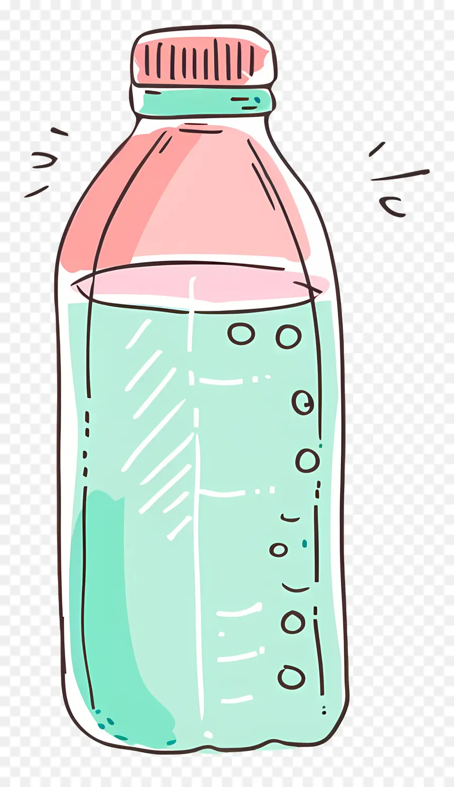 Botella De Plástico，Botella De Plástico Transparente PNG