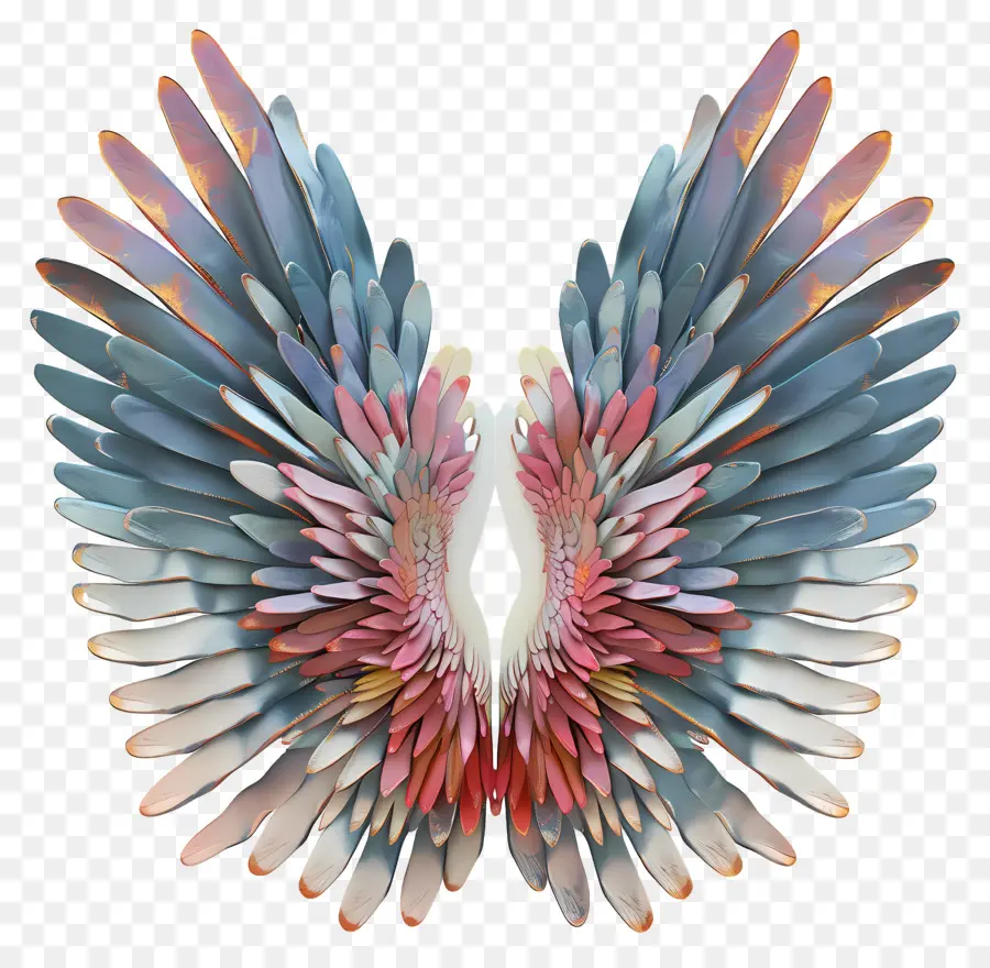 Alas De ángel，Pluma PNG