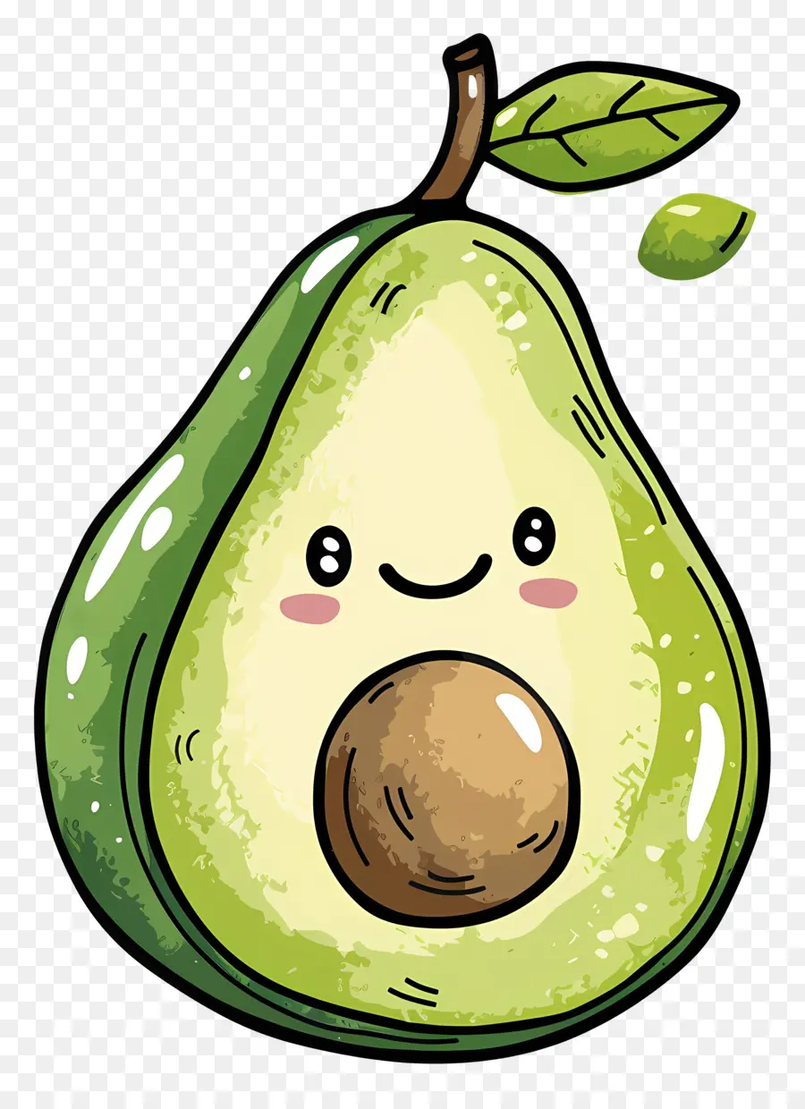 Aguacate，Aguacate Sonriente PNG