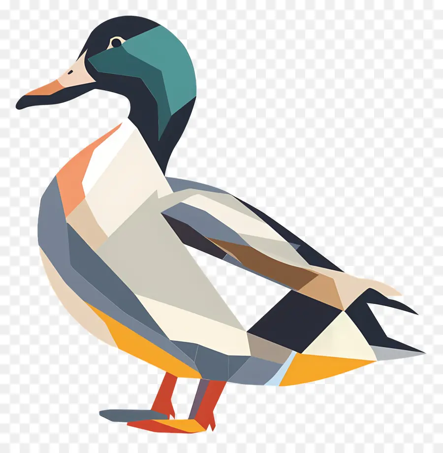 Pato，Silueta PNG