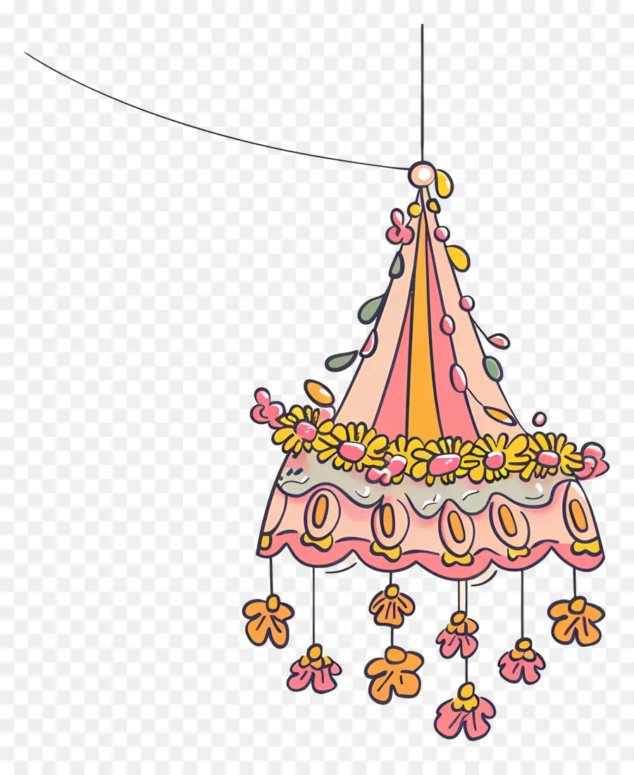 Dahi Handi，Colgante Decorativo PNG