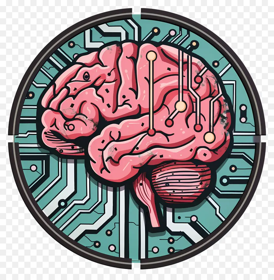 La Inteligencia Artificial，Cerebro PNG