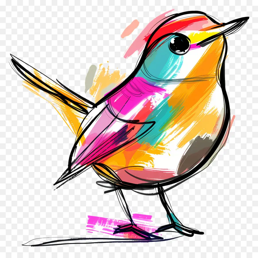 Pájaro，Pájaro Colorido PNG