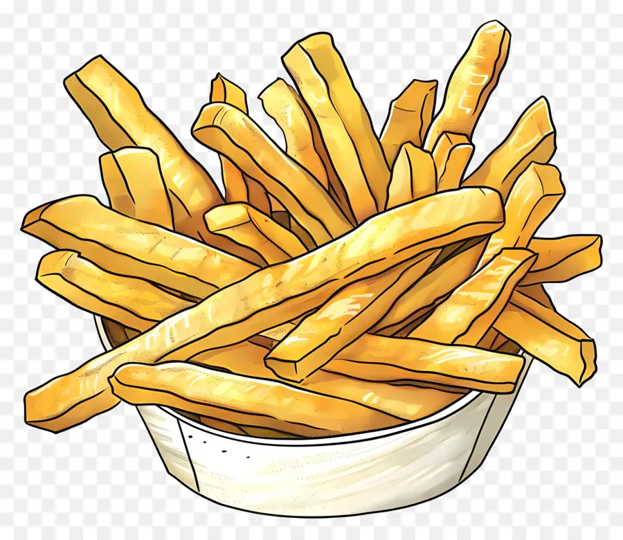 Las Papas Fritas，Comida Rápida PNG