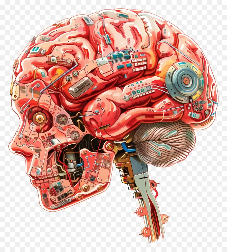 Cerebro Artificial，El Cerebro Humano PNG