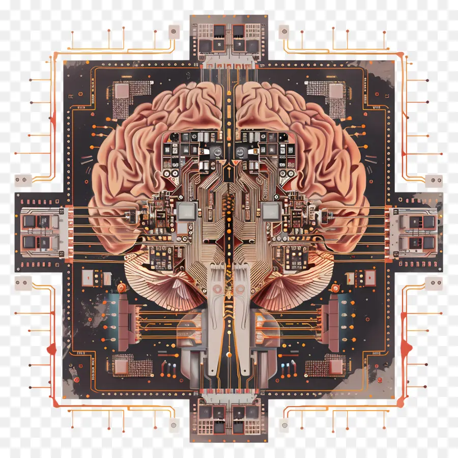 Inteligencia Artificial，Cerebro PNG