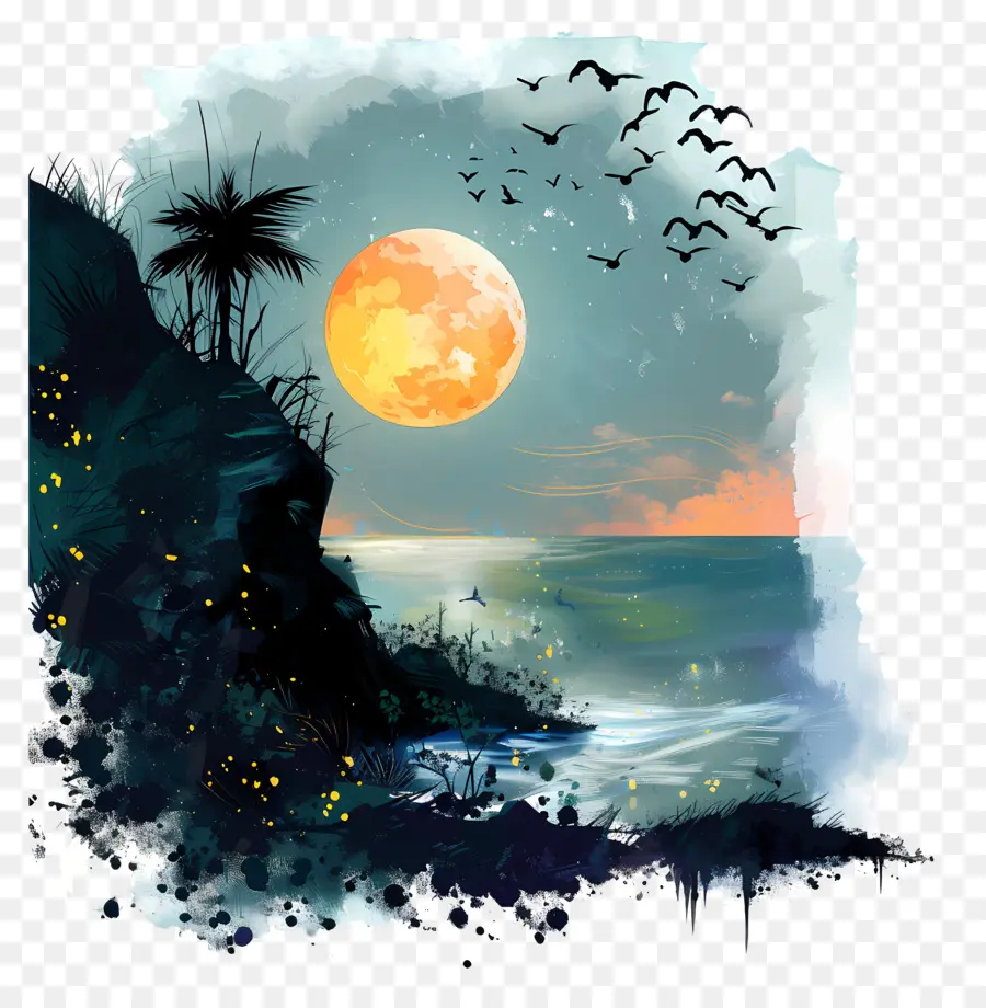 Noche De Verano，Atardecer PNG